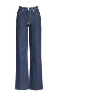 Rag and bone wide leg jeans